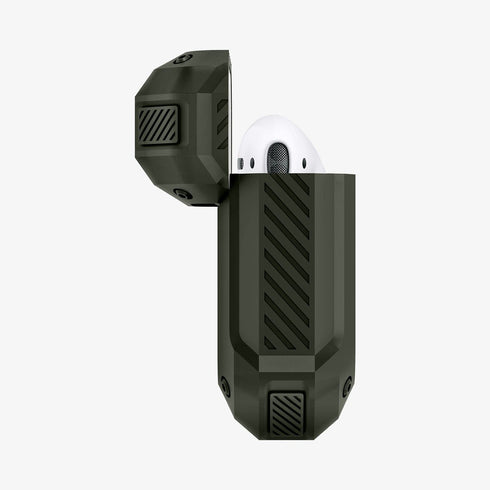 ASD00537 - Apple AirPods Pro Case Tough Armor in black showing the front